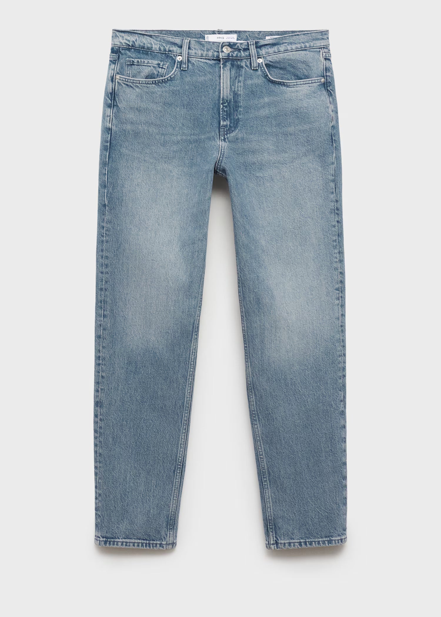 D&co. Regular-fit jeans with washout effect