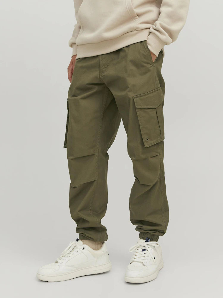 D&co. Green Relaxed Fit Cargo Trousers