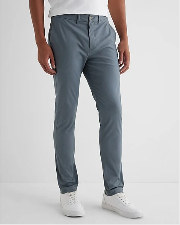 D&co. Gray Super Stretch Cotton Jeans