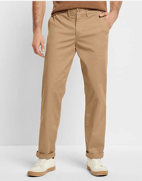 D&co. Khakhi Super Stretch Cotton Jeans